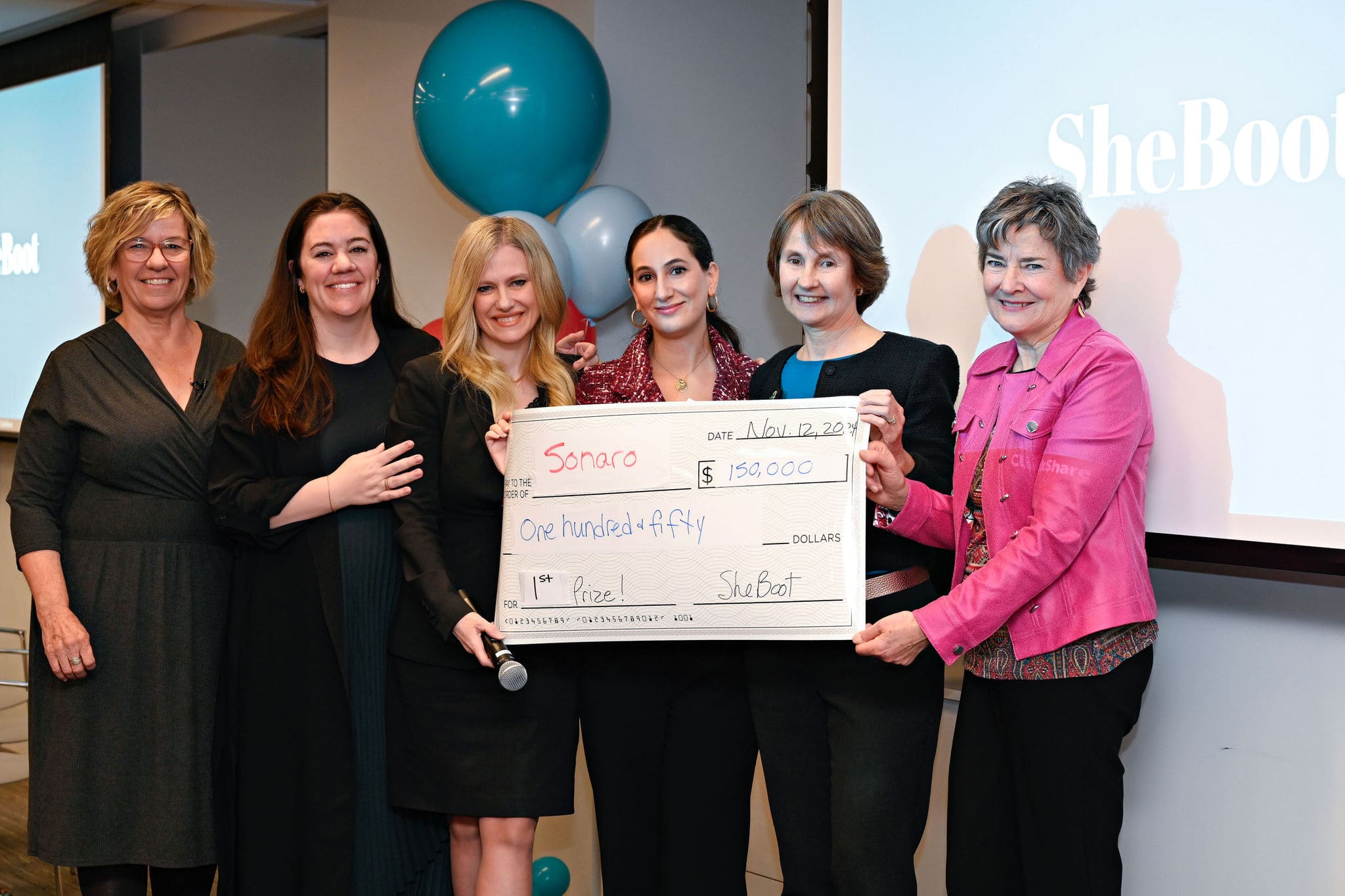 Sonaro Wins First Prize at SheBoot 2024